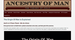 Desktop Screenshot of ancestryofman.com